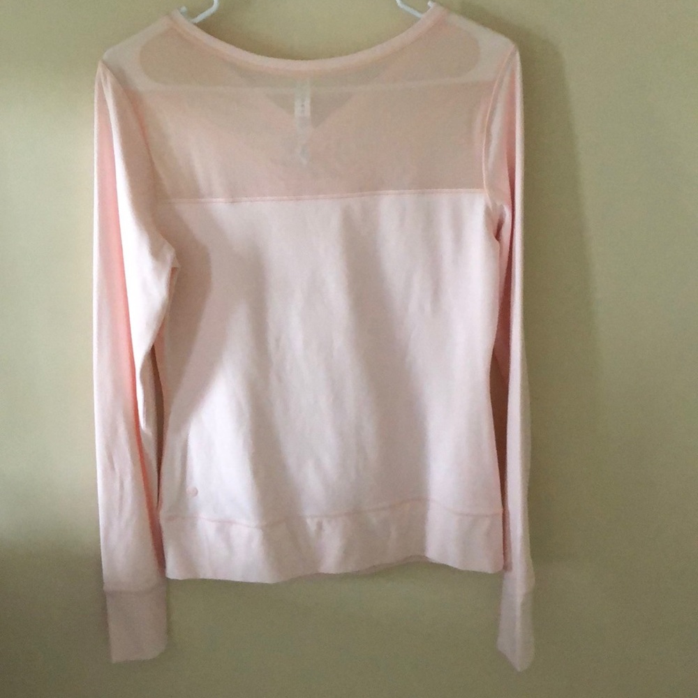 Lululemon Mesh Pink Top - Picture 3 of 3